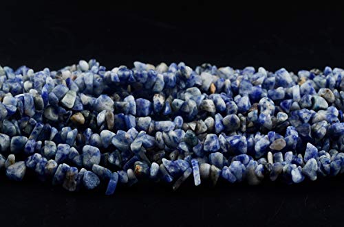 Cmidy CHIP STONE BEADS Lapis Lazuli 5-8Mm About 400 Pieces Irregular Gemstones Healing Crystal Loose Rocks Bead Hole Drilled Diy thumb #3