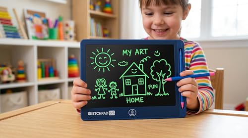 Image of 8.5 Inch LCD Writing Tablet | Digital Drawing Pad for Kids & Adults | Erasable E-Writer Board with Stylus | Paperless Writing Tablet for Study, Office & Home