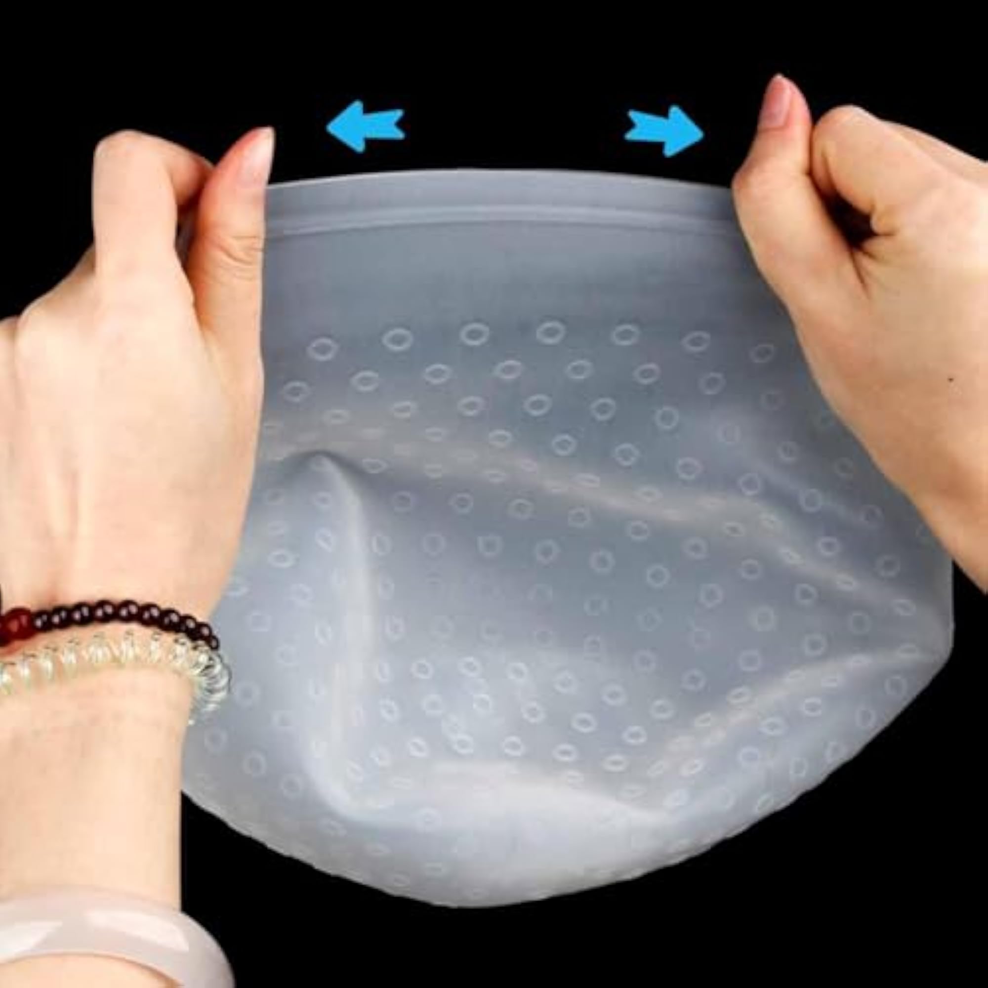 Hair Coloring Highlighting Cap with Metal Hook