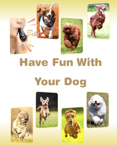TODREMOU Hundepfeife Rütter Rückruf-Hundepfeifen Hochfrequenz Klicker Hundeklicker Set Clicker Hundetraining Clickertraining