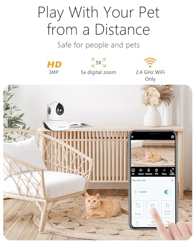 WiFi Pet Camera with Treat Tosser