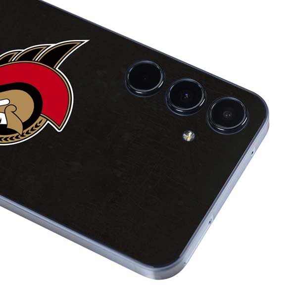 Skinit Decal Phone Skin Compatible with Galaxy A36 5G - Officially Licensed NHL Ottawa Senators Distressed Design