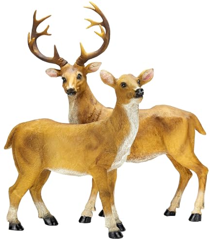 XTAPAN Resin Male And Female Deer image
