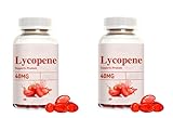 Licopeno 40 mg-Corazón, apoyo a la próstata-Sin gluten, sin OGM,2Pcs