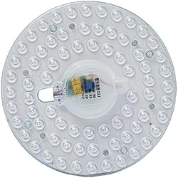 Repuesto Plafon Ventilador Techo Leroy Merlin Panel de luz circular LED para ventilador de techo, luz LED, kit de retroadaptación de motores, panel de luz de ventilador de techo