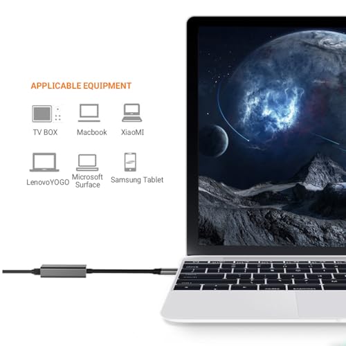 Image of USB 3.0 to LAN Ethernet Adapter | High Speed Gigabit RJ45 Network Converter | Plug & Play for Laptop, PC, MacBook