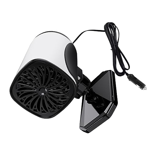 MAGICLULU 1Pieza Ventilador De Calefacción Automática Defroster De Parabrisas y Portátil Para Calentador Silencioso