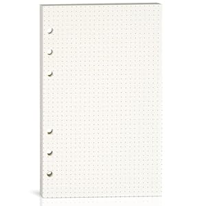 Bidponds A6 Gepunktetes Papier Nachfüll-Inlay, 80 Blatt