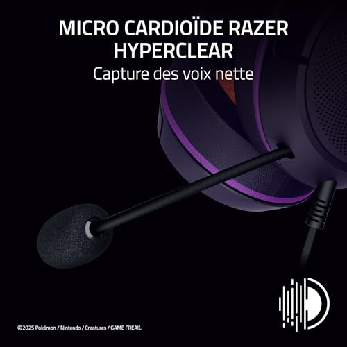 Razer Kraken Kitty v2 Pokemon Gengar Edition - vue 6