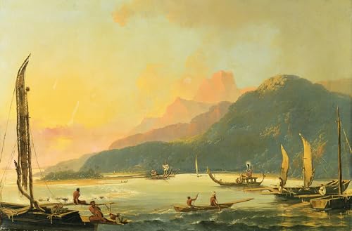 Peinture Murale Tahiti de William Hodges pour la Décoration du Salon