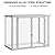 DWVO 41Cu.ft Outdoor Storage Shed w/o Shelf, 4.7x2.5 FT Horizontal Resin Tool Shed with Hydraulic Gas Rod and 3 Locks for Garden, Trash Cans, All-Weather Outdoor Storage, Lockable, Gray
