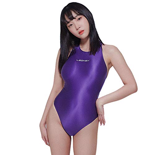 Maillot de bain japonais en satin haut de gamme avec justaucorps sexy LEOHEX