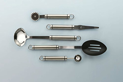 KC Blue Professional Grote Pollepel met Ovaal Handvat en Ophanglus, Roestvrij Staal, 33 centimeter - Zilver - Image 3