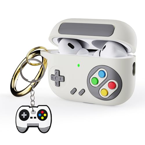 AirPods Pro 2 �p �P�[�X ��2����Ή� �G�A�[�|�b�c�v�� �P�[�X �J�o�[ �V���R���P�[�X Airpods Pro2 �p ���[�P�[�X ������ ������� ���C�����X�[�d�Ή� �J���r�i�t�� 2023/2022�N�����p �V���R���f�� �L�Y�h�~ �ϏՌ�