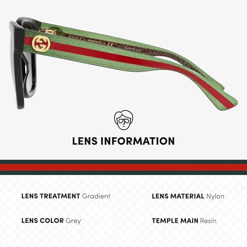 Gucci GG0034SN Designer Fashion Sunglasses - Elegant, Sophisticated & Stylish Square Shape Eyewear with Luxury eSHADES Kit4