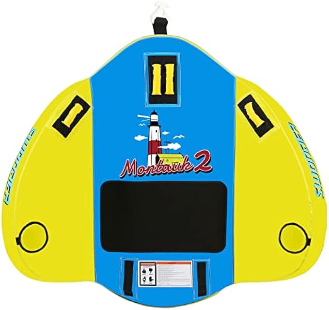 Swonder Towable Tubes for Boating, 66’’ & 80’’ Boat Tubes and Towables - Montauk Hi-vis Inflatable Deck Tubes for Boats to Pull