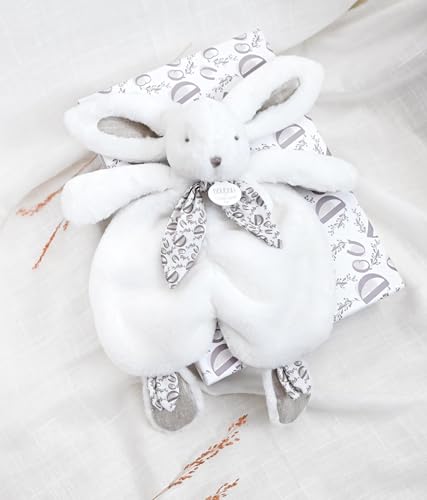 Doudou Lapin Blanc 29 cm par Doudou et Compagnie pour bébé - 3