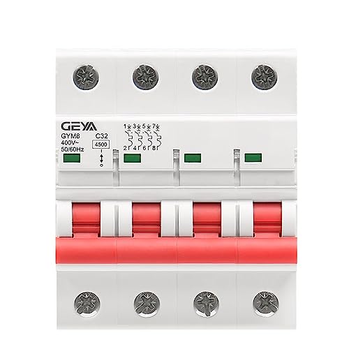 Disjoncteur miniature GYM8 4 pôles 4,5KA assurant une coupure nette 25A