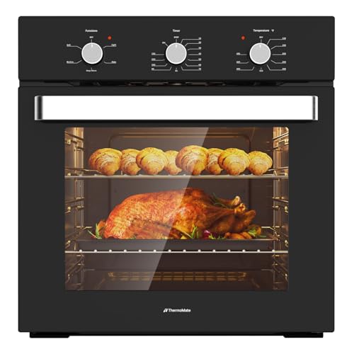 ThermoMate 24" Electric Wall Oven, ETL Certified, 2.8 Cu. Ft...