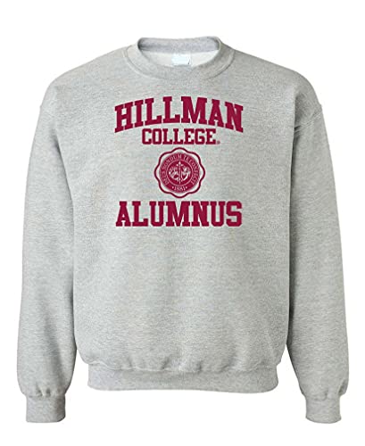 Hillman Alumnus - College Black Alumni Retro tv - Fleece Sweatshirt (XL, Sport)