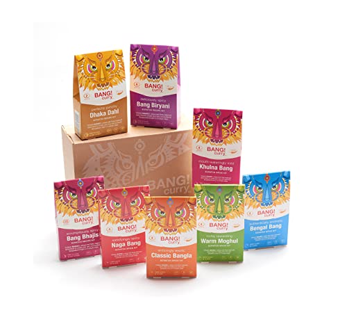 Mehr Inhalt | Bang Curry Kits +Kostenloses E-Book | Ein Big Bang Mit 13 Authentischen Currygerichten = 47 Portionen | Glutenfrei - Vegan Cover
