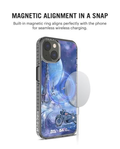 Image of DailyObjects The Space Odyssey Stride 2.0 Magnetic Case Cover Compatible with iPhone 15 | Wireless Charging Slim Back Cover | 2 Layer Edge Protection & Shockproof