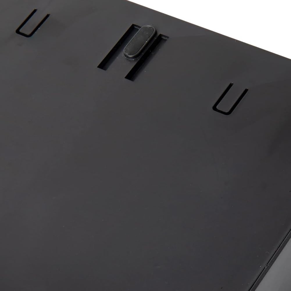 BAKAJI Coffee Station con Contenitore Portacapsule e Cassetto Sotto Macchina Caffè in Plastica Nero, Multiscomparto, Portacialde per Angolo Bar Organizer Organizzatore Porta Capsule Cialde Caffetteria