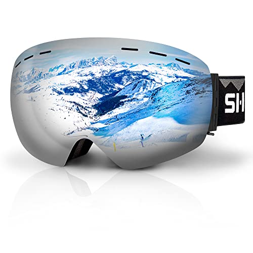Shuoliyan Ski Goggles Snowboard Goggles - Double Layer Lens Removable Lens Uv400 Anti-Fog Snow Goggles Men Women Adults Snow Motorcycle Skiing Skating Snowboard #TOP29