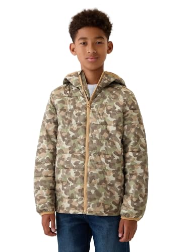 Image of GAP Boys' Logo Lightweight Puffer Jacket