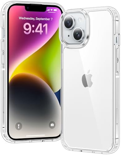 Voyahülle Hülle für iPhone 14 Hülle, Anti-Vergilbung Transparent Handyhülle Stoßfest Schutzhülle, Premium Kratzfeste Case für iPhone 14 - Durchsichtig