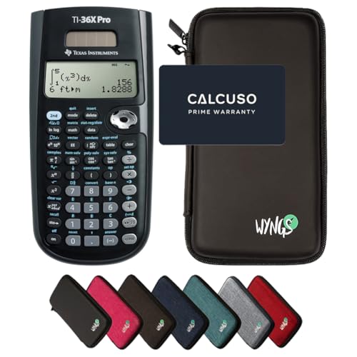 CALCUSO Ensemble de Base Noir avec Calculatrice TI-36X Pro MultiView