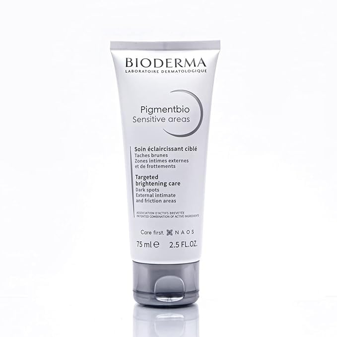 CLASSIC DERMABio-derma Pigmentbio Sensitive Areas Creme Unified and Brightened Skin Tone Underarms Bikini Areas and Even for the Most Delicate Areas 75ml