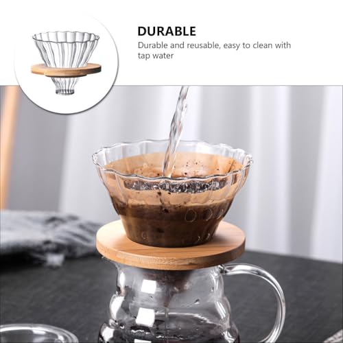 Filtre à café en cône BESTonZON pour extraction facile à la maison - 5