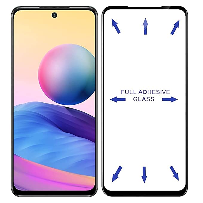 Image of Screen Protector for Samsung Galaxy A73 5G (Black) Tempered Glass Edge-to-Edge 6D Screen Guard With Installation Kit