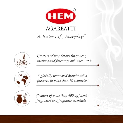 Image of Hem Madhur Kewda Incense Sticks - Pack of 3 | Refreshing Floral Aroma for Puja, Spiritual Practices & Meditation | Long-Lasting Fragrance in Zip Pouch for Pooja | Burns 35-40 Min | Approx 300 Sticks
