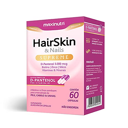 HairSkin & Nails Supreme (60 caps), Único, MaxiNutri