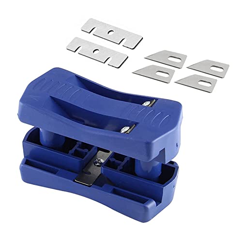 Eujgoov Coupe-bande de Chant, Machine à Tailler le Bois Manuelle, Coupe-bande, Accessoire de Menuiserie, Placage Quad Double Usinage, Outils de Coupe de Bricolage pour Panneaux de Meubles, Armoires