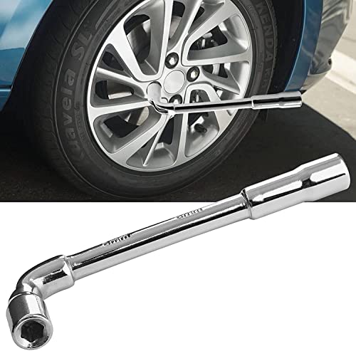 Auniwaig 19Mm Metric L Shaped Hex Socket Wrench High Carbon Steel Zinc Plated Handle Elbow Double-Head Casing Bit Holder Manuel Repair Tool For Electrician Mechanic Repair Shop #TOP5