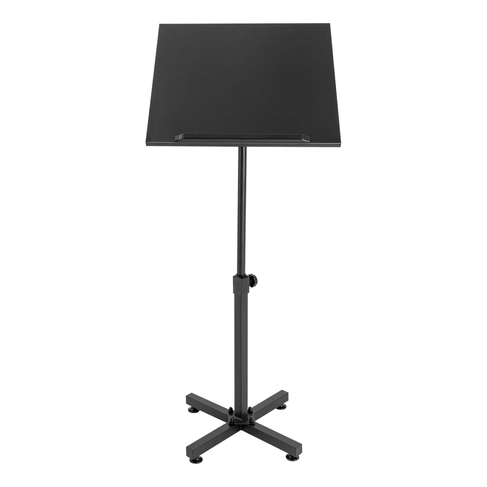 Portable Floor Lectern Podium Stand for Speech, Presentation, Adjustable Height for Laptop, Book or Sheet Music