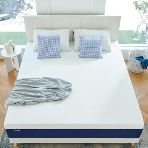 Molblly Matratze 140x200 18CM dick High Density Memory Foam, Soft Surface Fabric, Perfect Ultra...