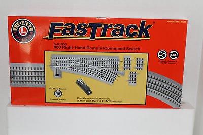 Aiguillage Lionel LNL81950 O-60 FasTrack de train électrique
