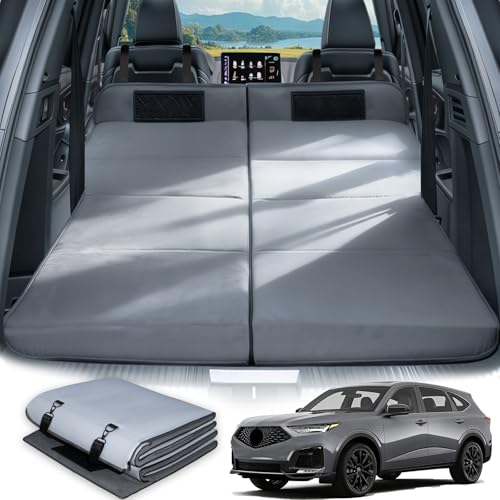 Image of Car Bed for Acura MDX, Foldable Non-Inflatable Soft Foam Camping Mattress, Thickened Portable SUV Trunk Sleeping Pad, Air Mattress Upgrade for Camping & Travel Essentials, Outdoor Sleeping Bed