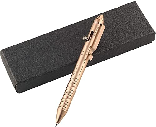 SMOOTHERPRO Ballpoint Pen EDC Bolt Action Pocket Pen for Business Office Premium CNC Machining Pen as Collection and Gift Color Gray(TP157)