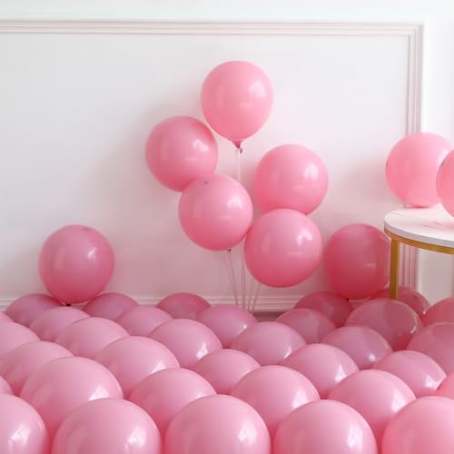 Image of 152Pcs Pastel Light Pink White Metallic Pink Balloon Arch Garland Kit,Pink White Rose Gold Confetti Balloon With Butterfly Stickers for Baby In Bloom Baby Shower Decorations Birthday Wedding Decor