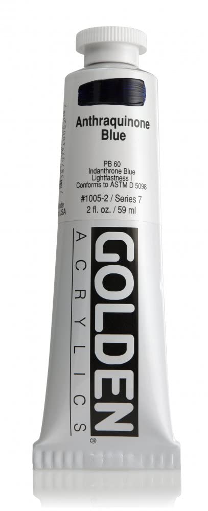 Golden Artist ColorsHeavy Body Acrylic, 2 oz., Anthraquinone Blue