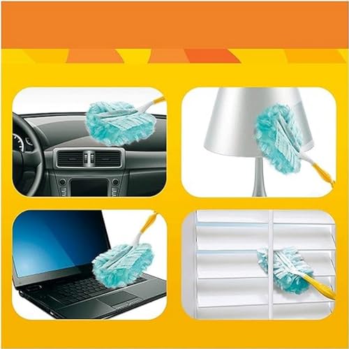 Image of Swiffer Microfibre dust Cleaner Set, 1 Handle and 3 Replacement Pads (Pack of 3x1 Piece)