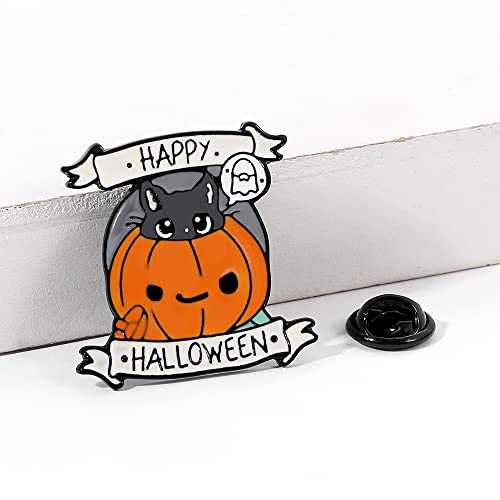 Halloween Hair Clips Pumpkin Pin Set Elegance Tassels Hair Claw Clips For Women Girls Sweet Festival Jewelry Suitable Thick Hair Thin Hair (Hair Clip + Pin-3) #TOP1