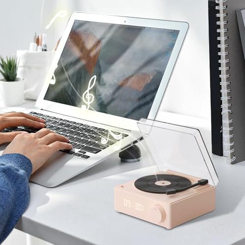 Tourne-disque vinyle sans fil intelligent avec haut-parleurs portables - 5