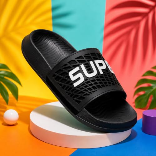Image of WARKO Slippers For Men | Stylish Chappal For Boys | Soft Cushioned EVA Slides Slipper | Casual FlipFlop Daily Wear Footwear | Indoor Outdoor Use