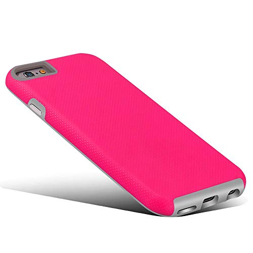 Cellever Iphone 6 Plus / 6S Plus Case, Dual Guard Protective Shock-Absorbing Scratch-Resistant Rugged Drop Protection Cover For Apple Iphone 6 Plus / 6S Plus (5.5") - Pink #TOP4